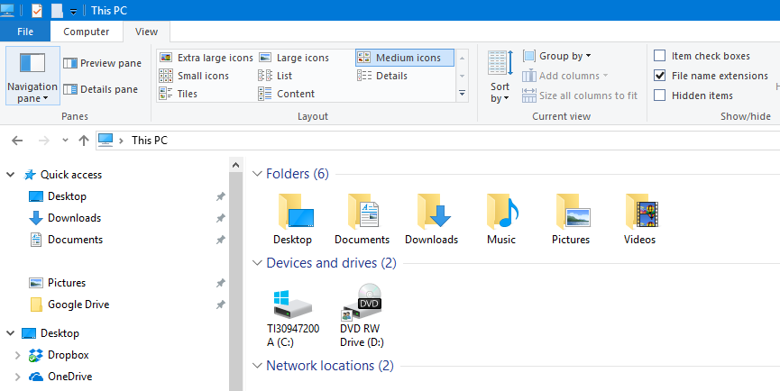 File Explorer basic